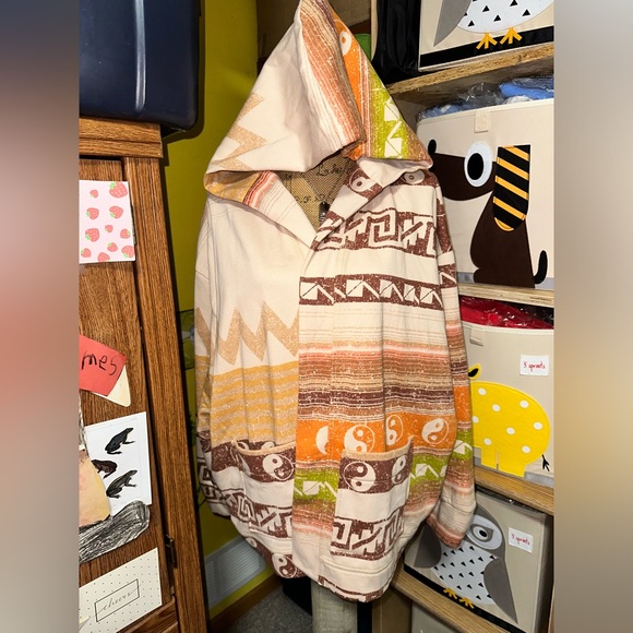 ☀️🧡💛🤎NWT URBAN OUTFITTERS DBG Open Front Jacket with pockets and hood - Picture 5 of 14